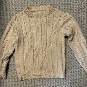 Handmade knit toddler sweater